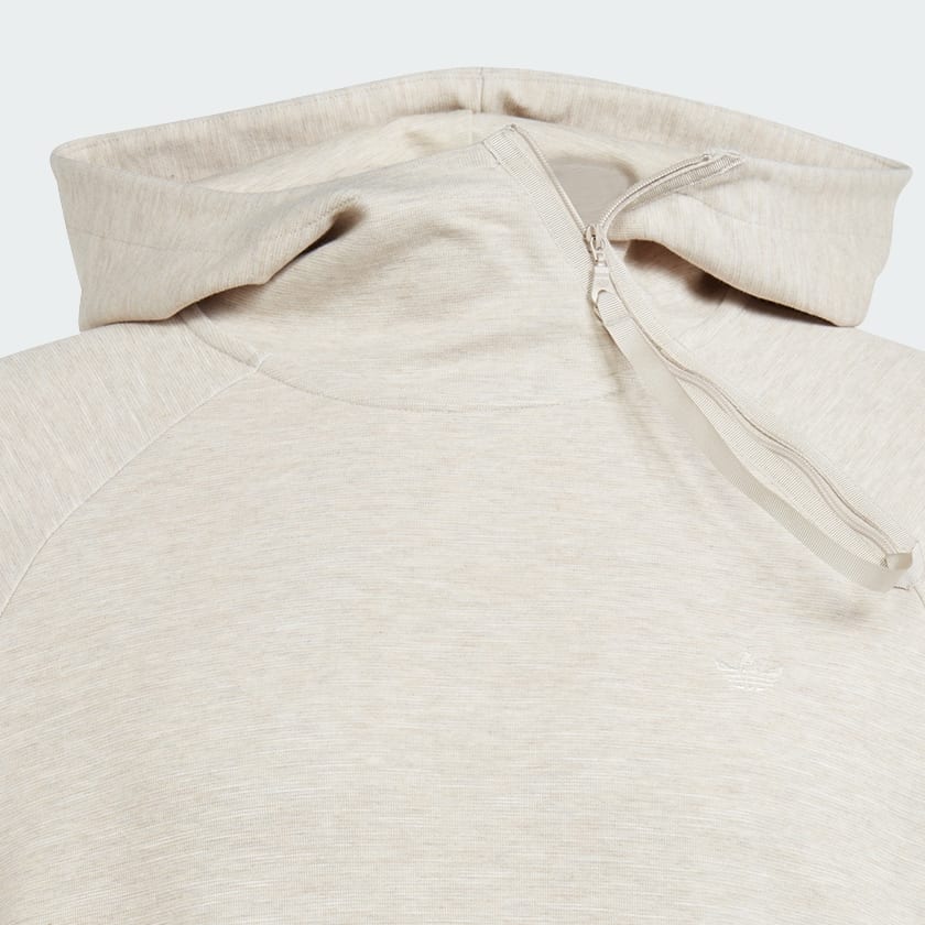 White adidas Adventure Melange Hoodie