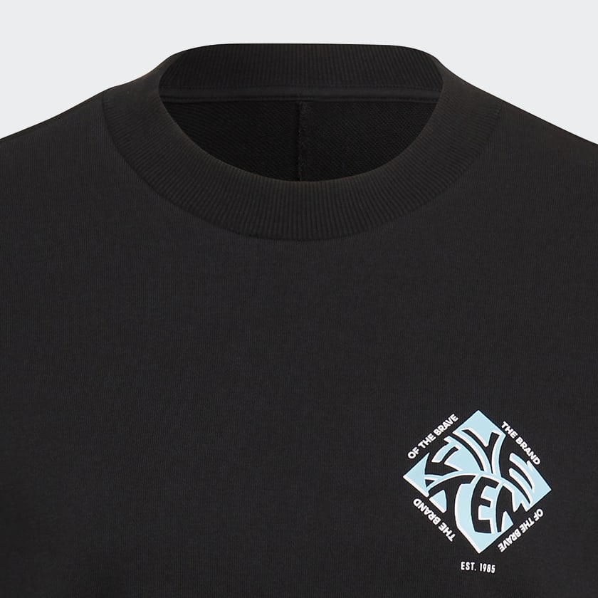 Nero Felpa Five Ten Cropped
