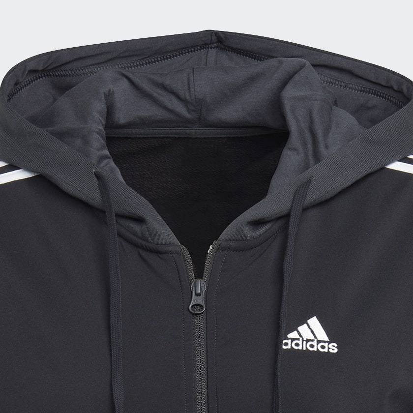 Color block zipper striped hoodie jacket hot sale