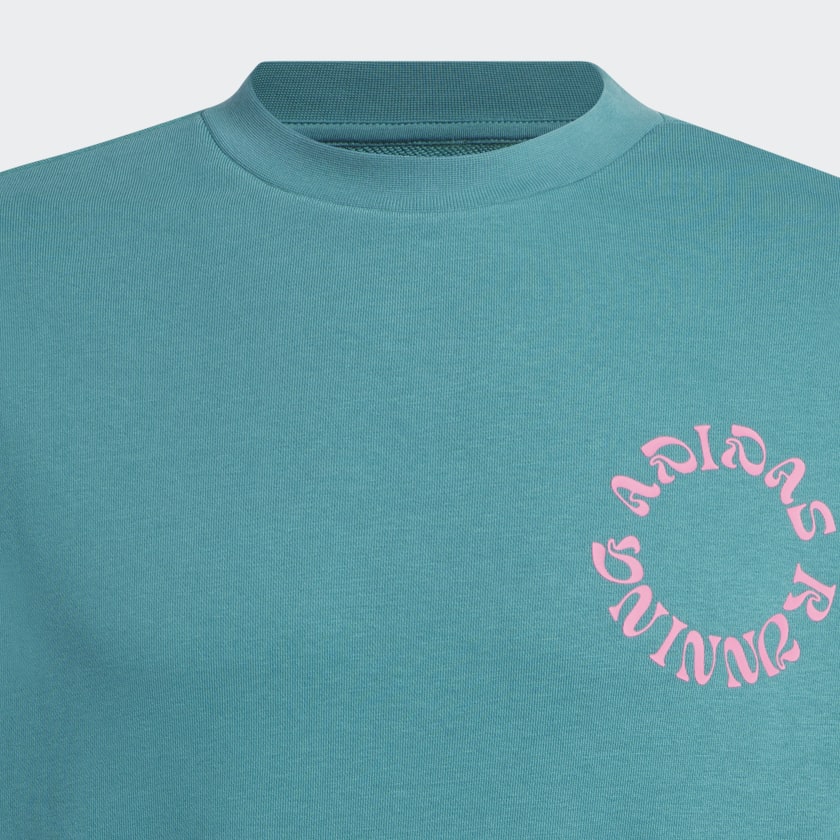 Turquoise Break the Norm Graphic Crew Sweatshirt (Gender Neutral)