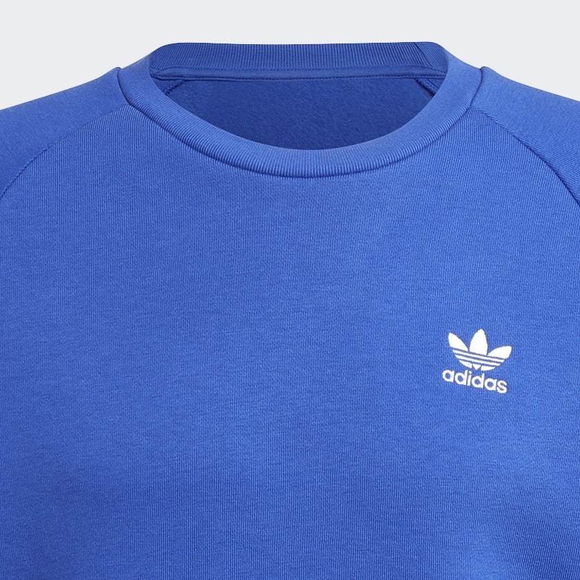 Blue Trefoil Essentials Crewneck Sweatshirt