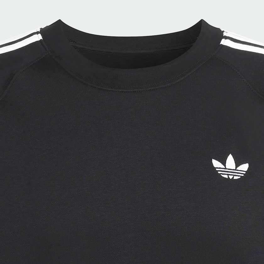 Negro Polerón 3 TIRAS DE CUELLO REDONDO