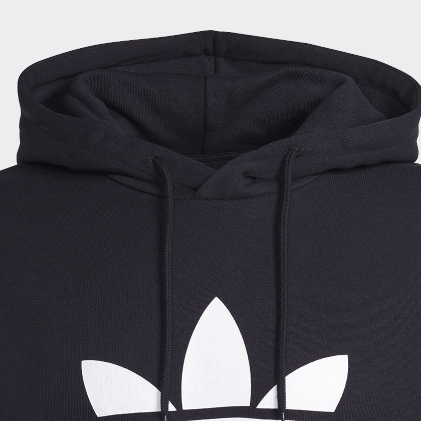 adidas Adicolor Classics Trefoil Hoodie Zwart adidas Offici le