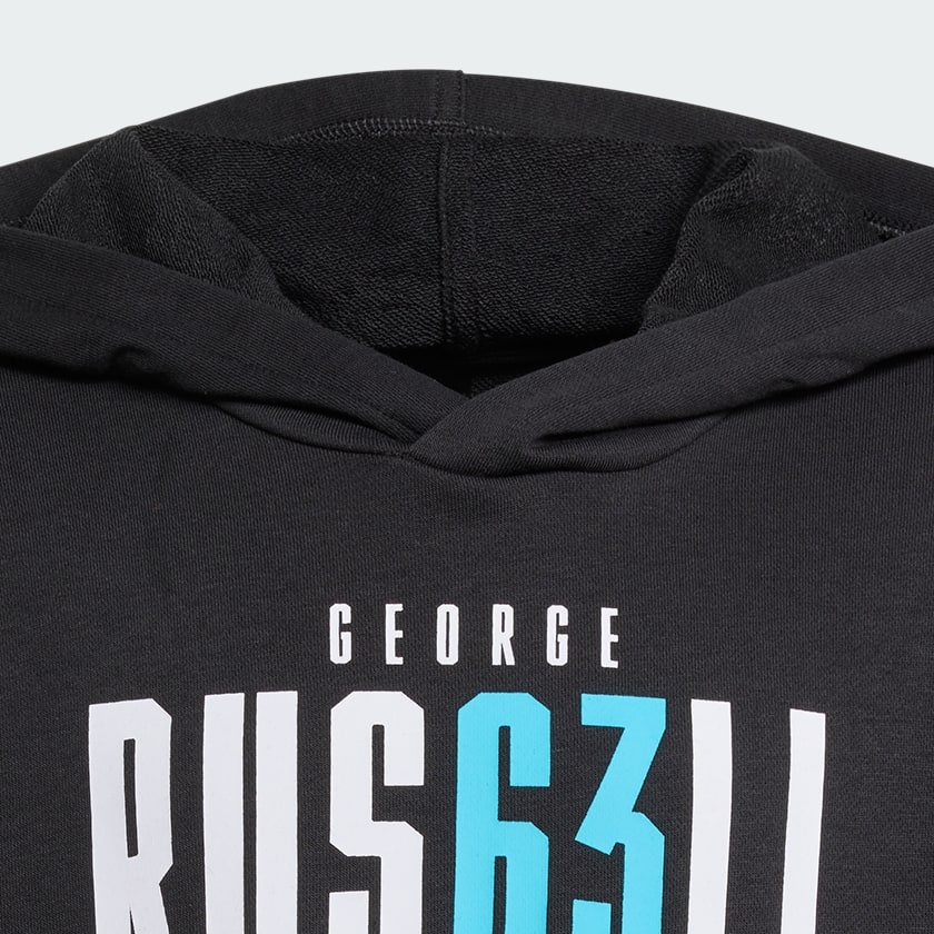 Noir Hoodie George Russell Mercedes - AMG Petronas Formula One Team Enfants