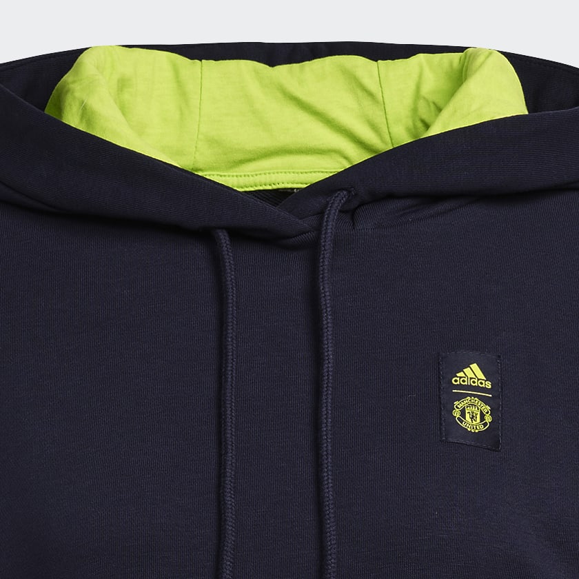Bleu Sweat-shirt à capuche Manchester United
