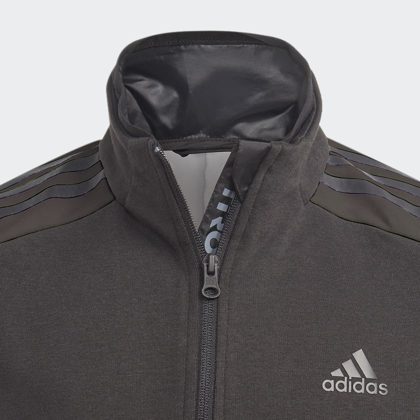 Black Tiro Suit Up Knit Track Top