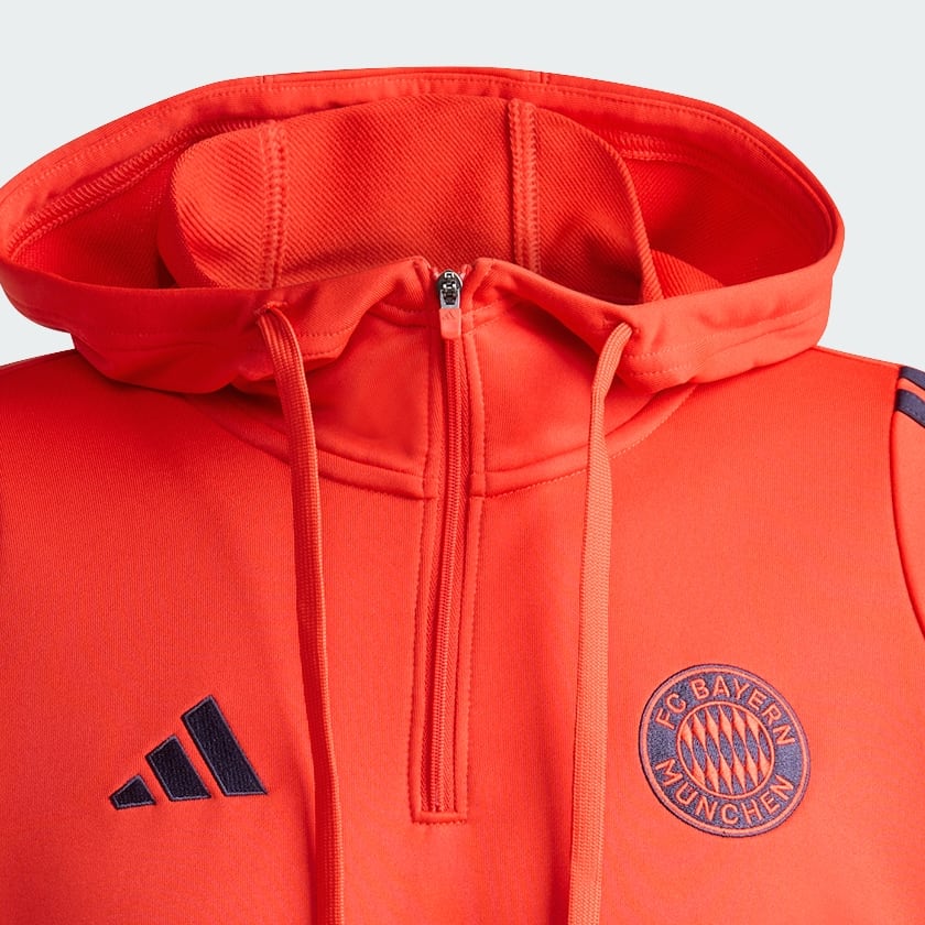 Rouge SWEAT-SHIRT À CAPUCHE MOLLETON FC BAYERN 25/26