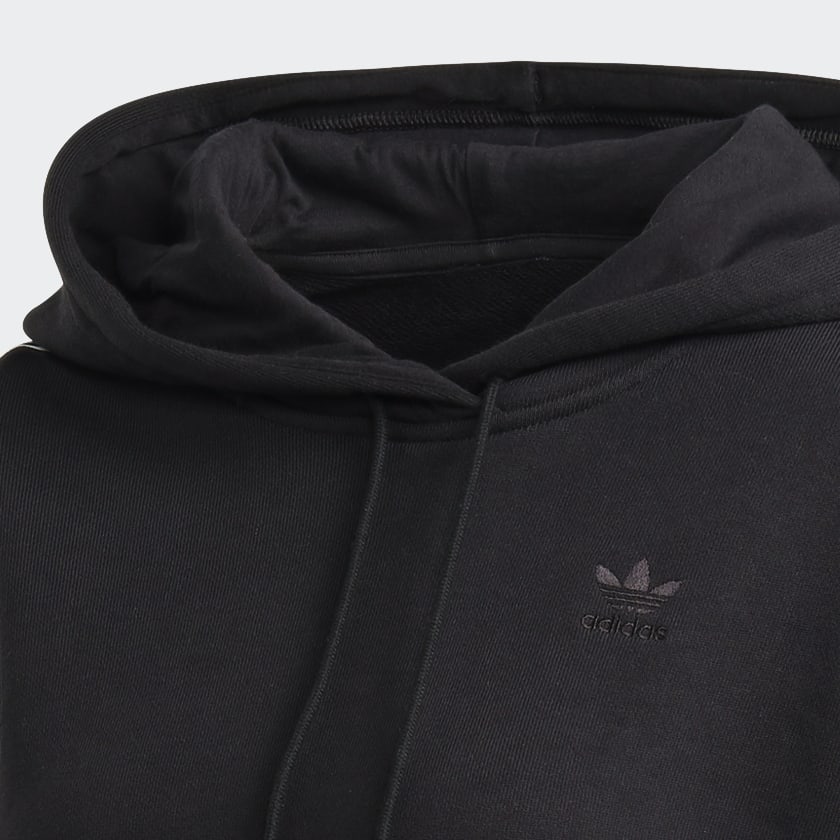 adidas Adicolor 3D Trefoil Cropped Hoodie Black adidas Singapore