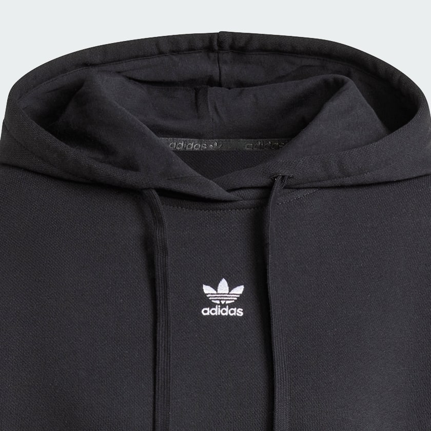 Μαύρο Essentials Loose French Terry Hoodie