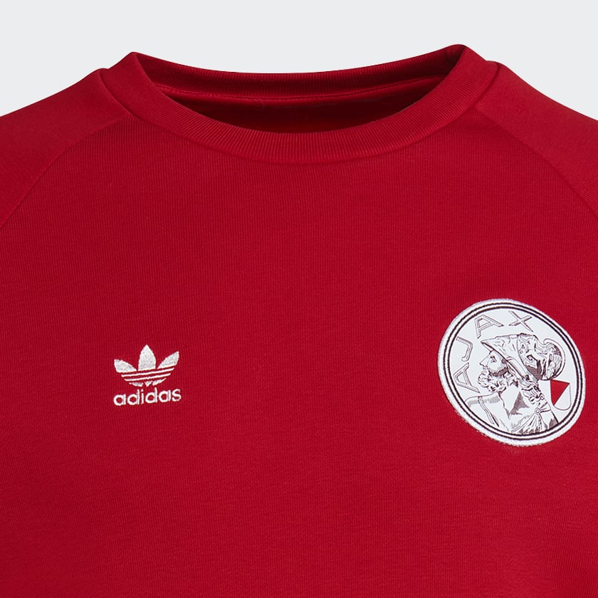 Κόκκινο Ajax Amsterdam Essentials Trefoil Sweatshirt
