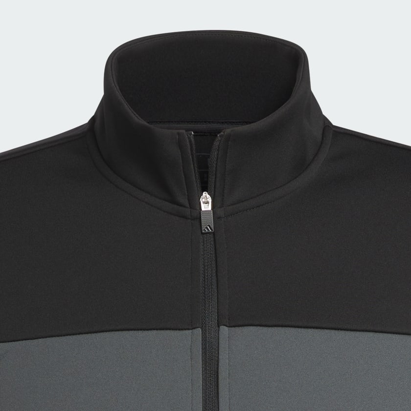 Noir Pull manches courtes demi-zip Ultimate365