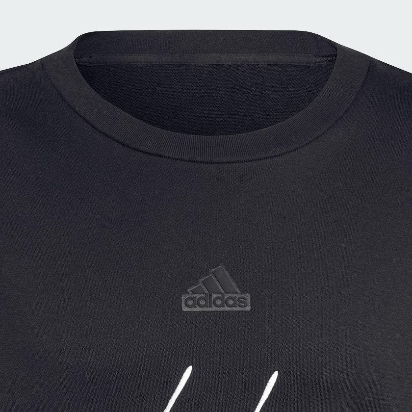 Negro Sudadera Brand Love French Terry