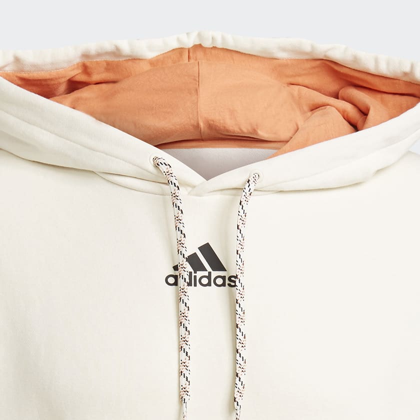 adidas Sudadera con Gorro adidas Sportswear 3 Franjas Tape Summer Blanco adidas Mexico