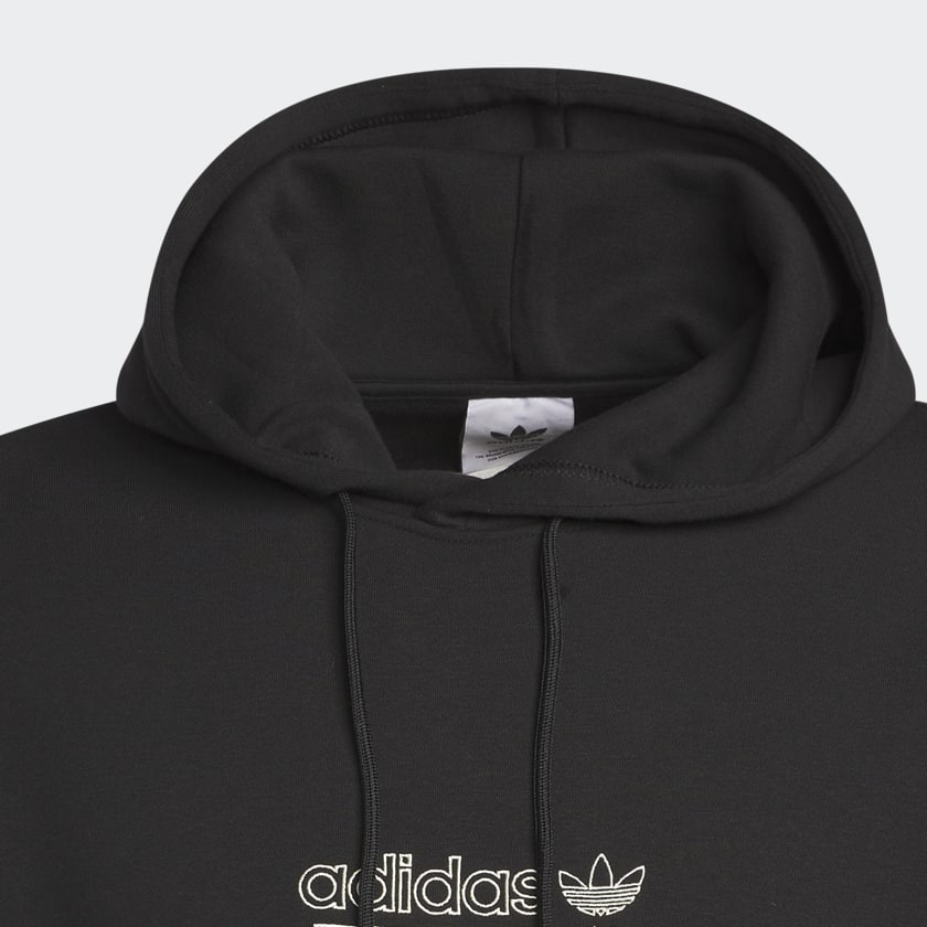 Zwart 4.0 Strike Through Hoodie (Gendervrij)