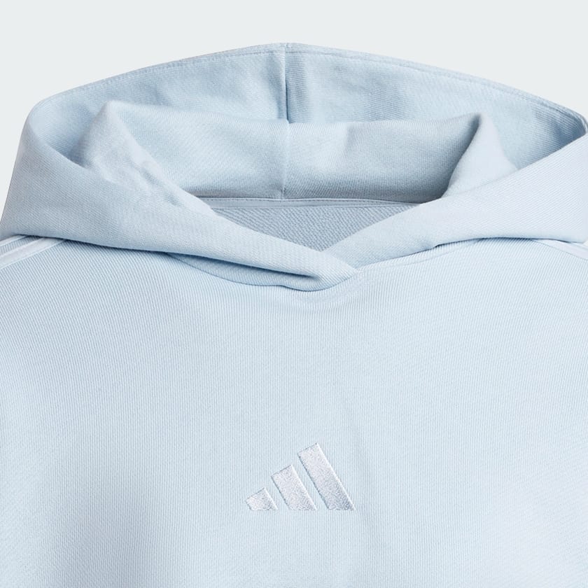 Niebieski Bluza z kapturem ALL SZN French Terry 3-Stripes