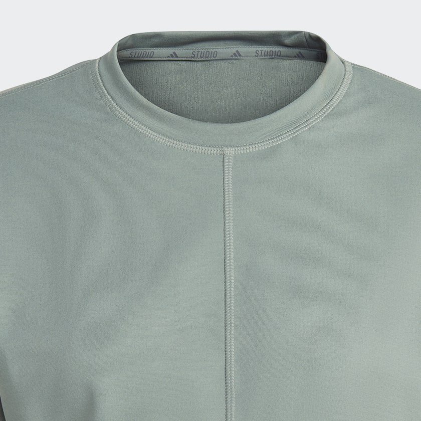 Verde Polera Corta Yoga Studio