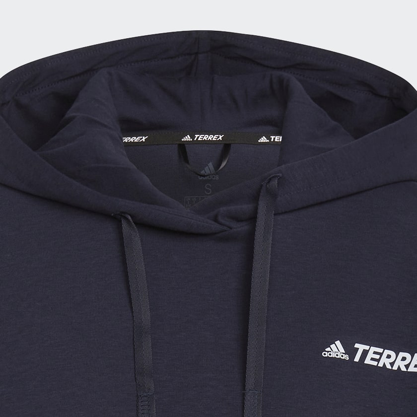 Bleu Sweat-shirt à capuche Terrex Graphic Logo