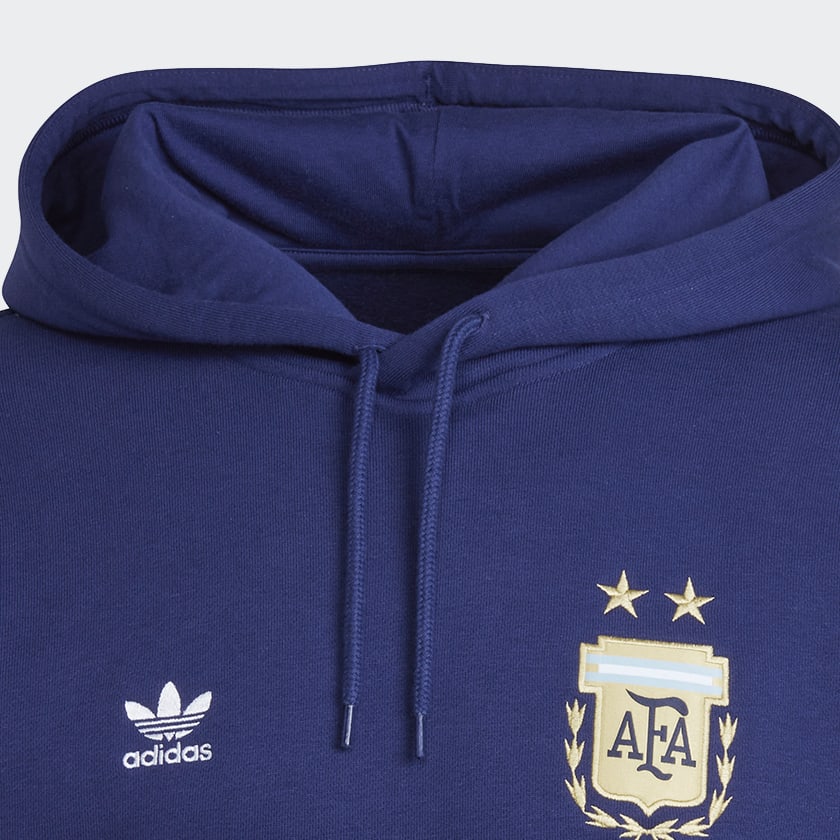 Blue Argentina Essentials Trefoil Hoodie