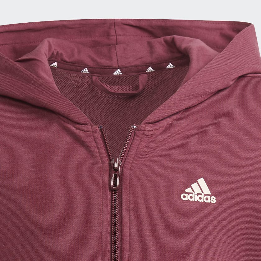 Purpurová Mikina adidas Essentials Full-Zip