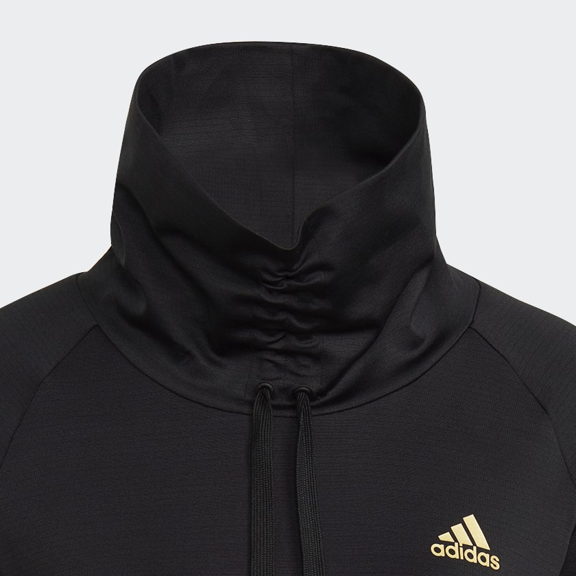 Black Designed to Move Sport Warm High-Collar Sweatshirt