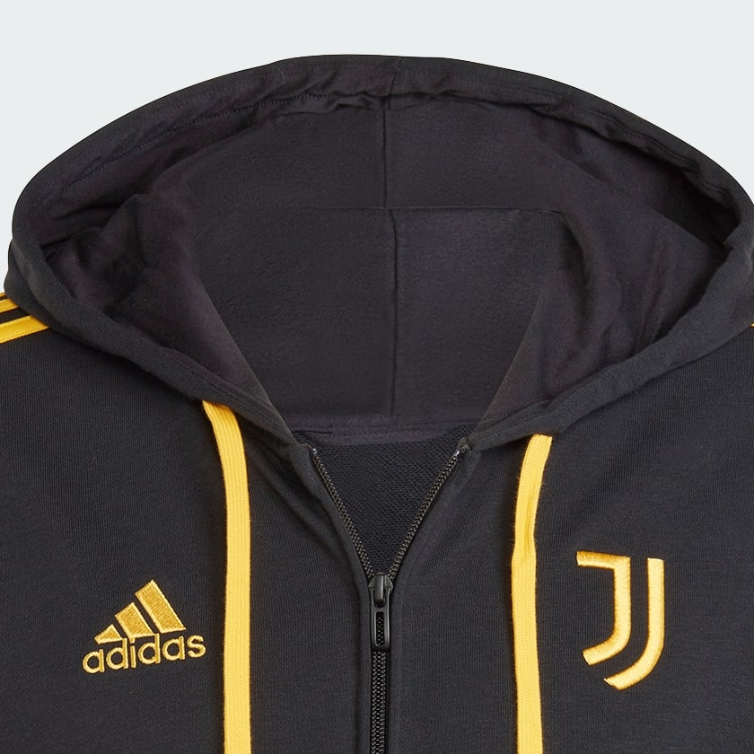 adidas Juventus DNA Full Zip Hoodie Black adidas India