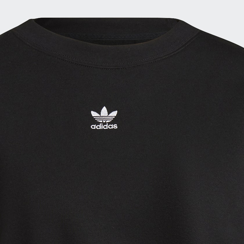 Preto Moletom Fleece Adicolor Essentials