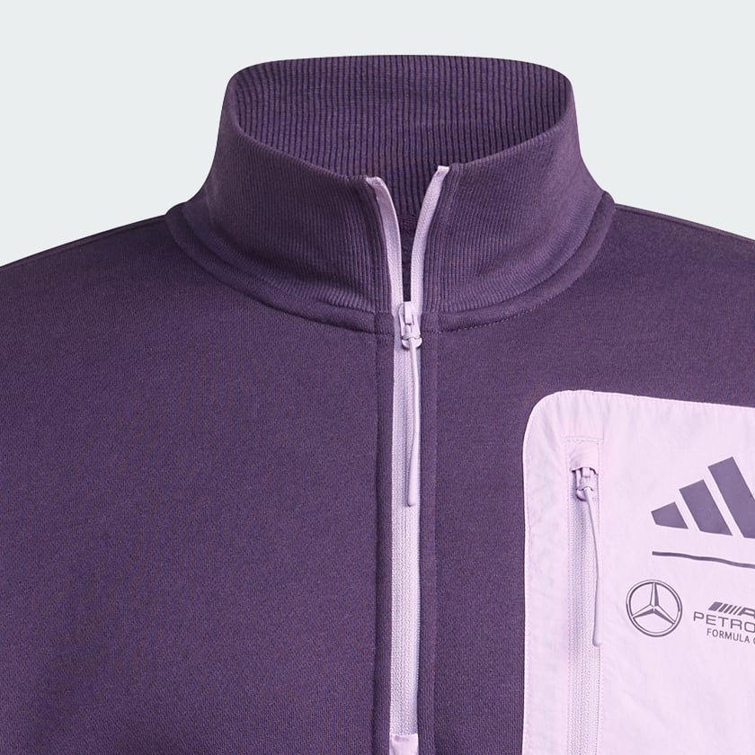 Purple Mercedes - AMG Petronas Formula One Team Premium Woven Fleece Top