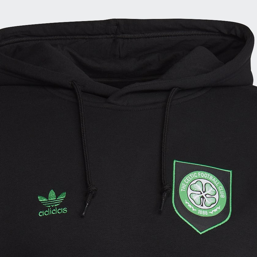 Czerń Celtic FC Essentials Trefoil Hoodie