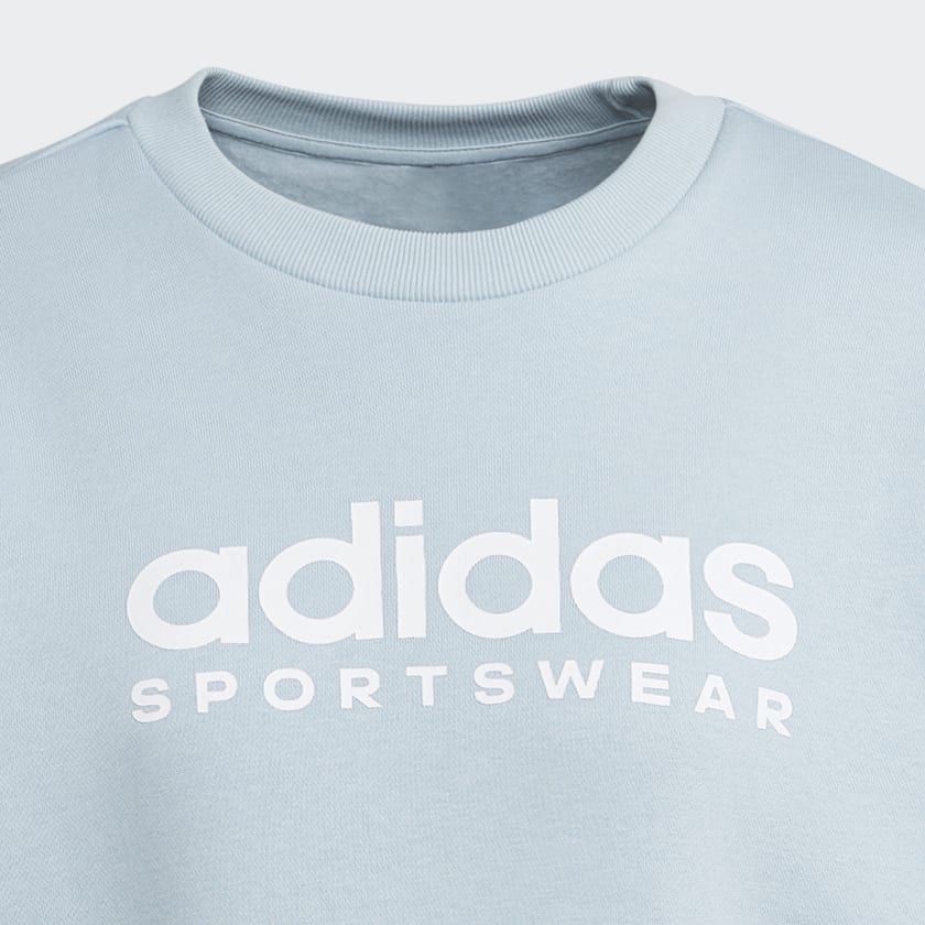 adidas ALL SZN Fleece Graphic Sweatshirt - Blue | adidas Canada