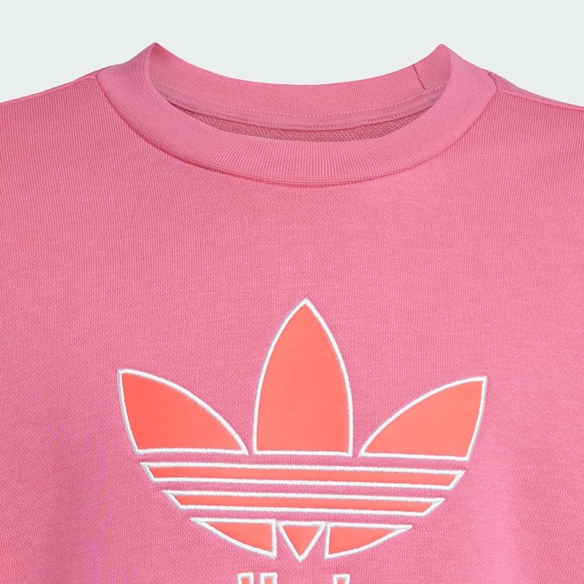 Rosa Camisola Trefoil – Criança