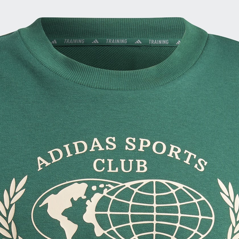Zielony Sports Club Sweatshirt