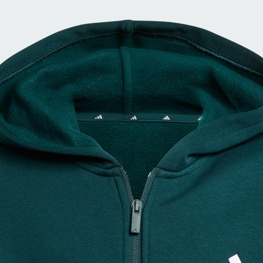 Verde Casaco com Capuz Essentials – Criança