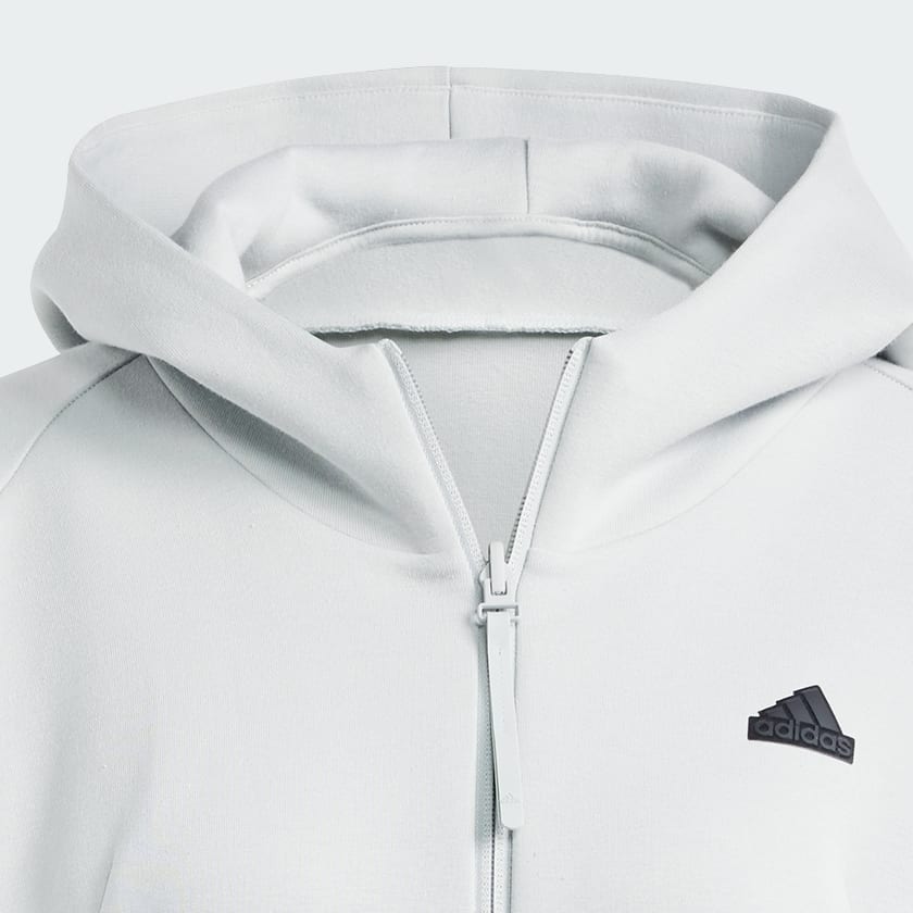 Grey adidas shop zip up