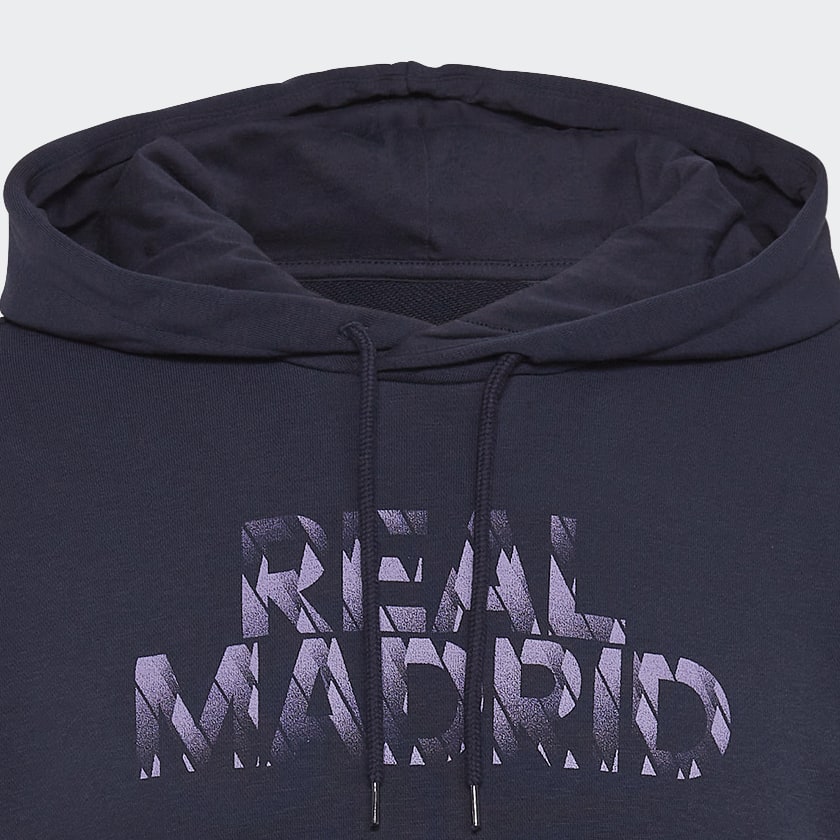 Azul Camisola com Capuz ADN do Real Madrid