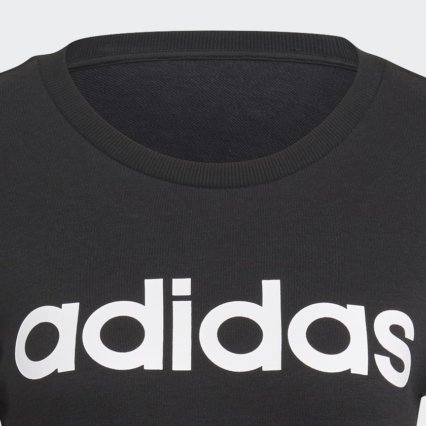 Black Essentials Logo Sweatshirt