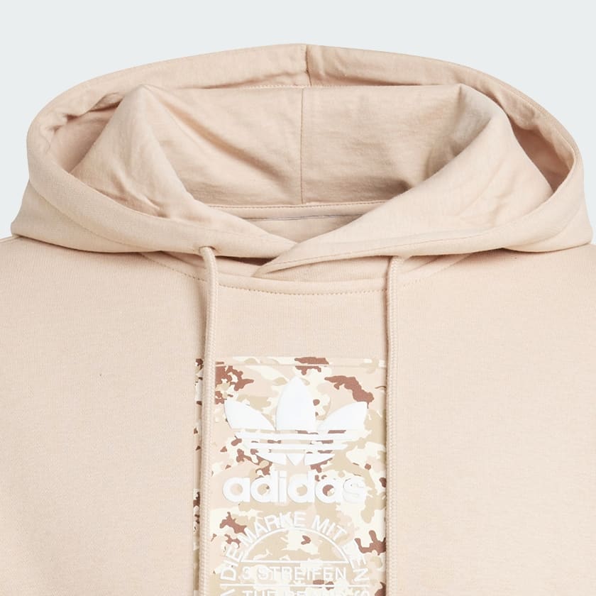 Beige Camo Lab Hooded Sweatshirt