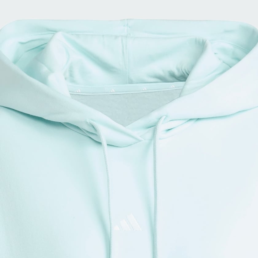 Turquesa Polerón con Capucha Essentials Feel Cozy Logo Pequeño