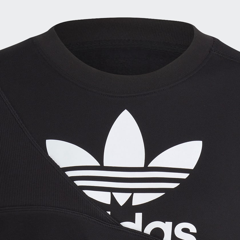 Schwarz adicolor Split Trefoil Sweatshirt