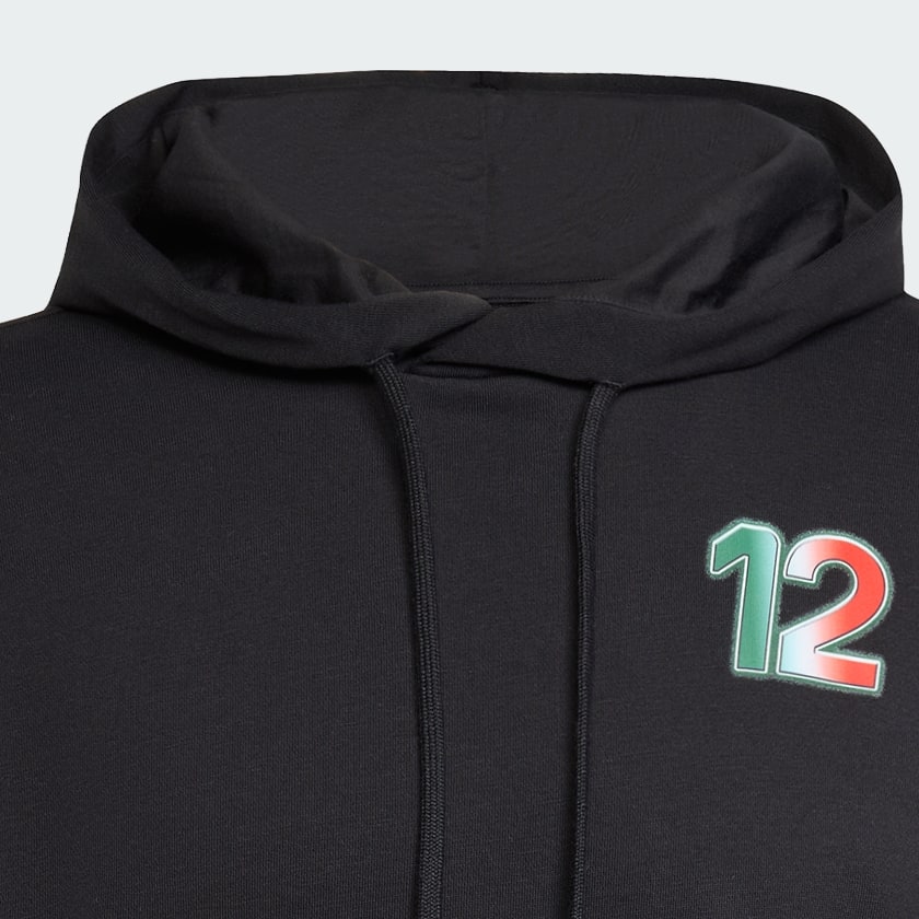 Czerń Bluza z kapturem Mercedes - AMG Petronas Formula One Team Kimi Antonelli Graphic