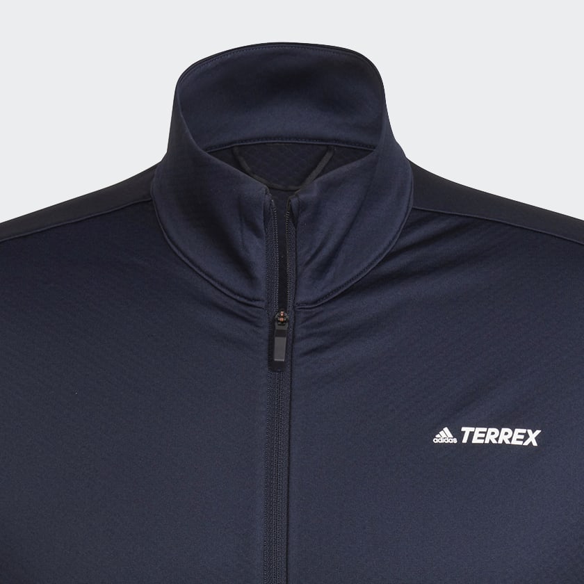 modrá Bunda Terrex Multi Primegreen Full-Zip Fleece