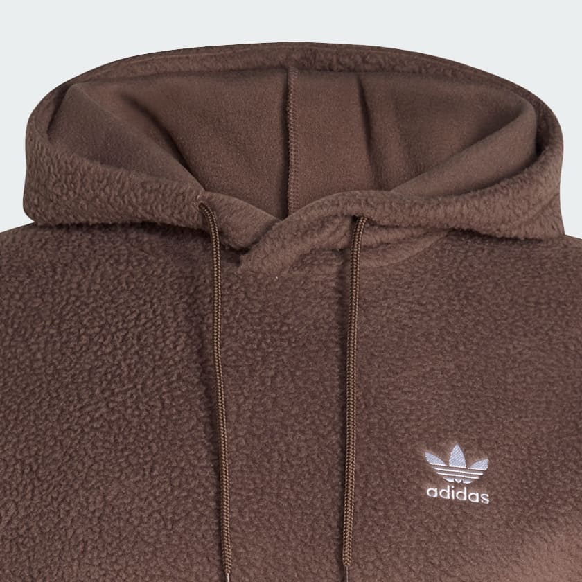 Brązowy Bluza z kapturem Polar Fleece