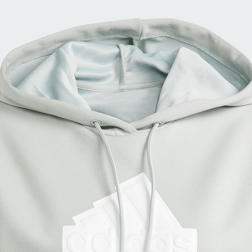 Grey Future Icons Badge of Sport Bomber Hoodie