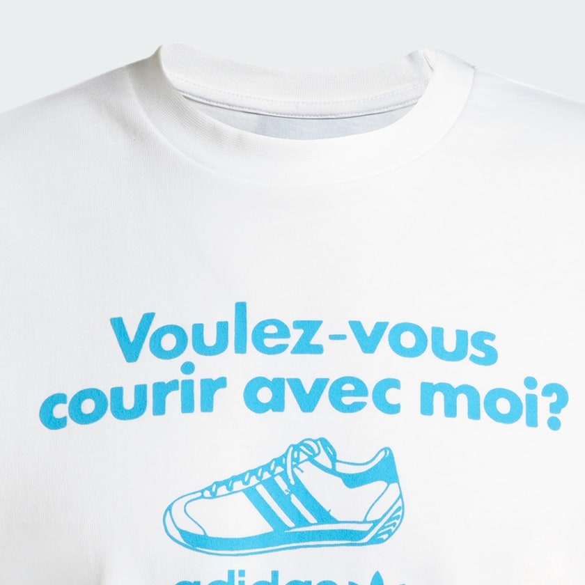 Branco T-shirt com estampado