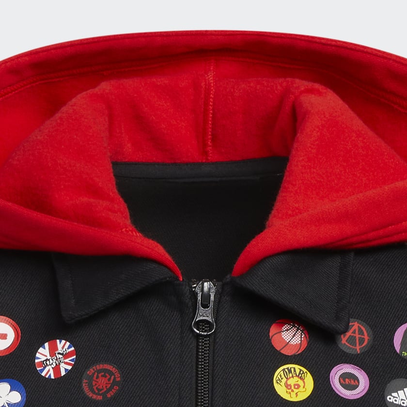 adidas Donovan Mitchell x Marvel's Spider Punk Hoodie - Black