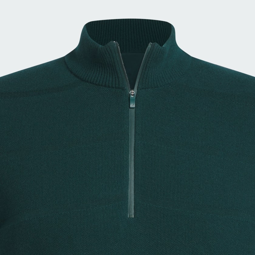 Green Ultimate365 Tour Wind Knit Quarter-Zip