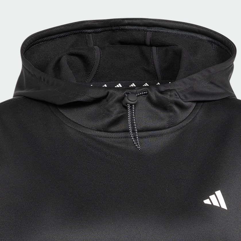 Black AEROREADY Game and Go Fleece Hoodie
