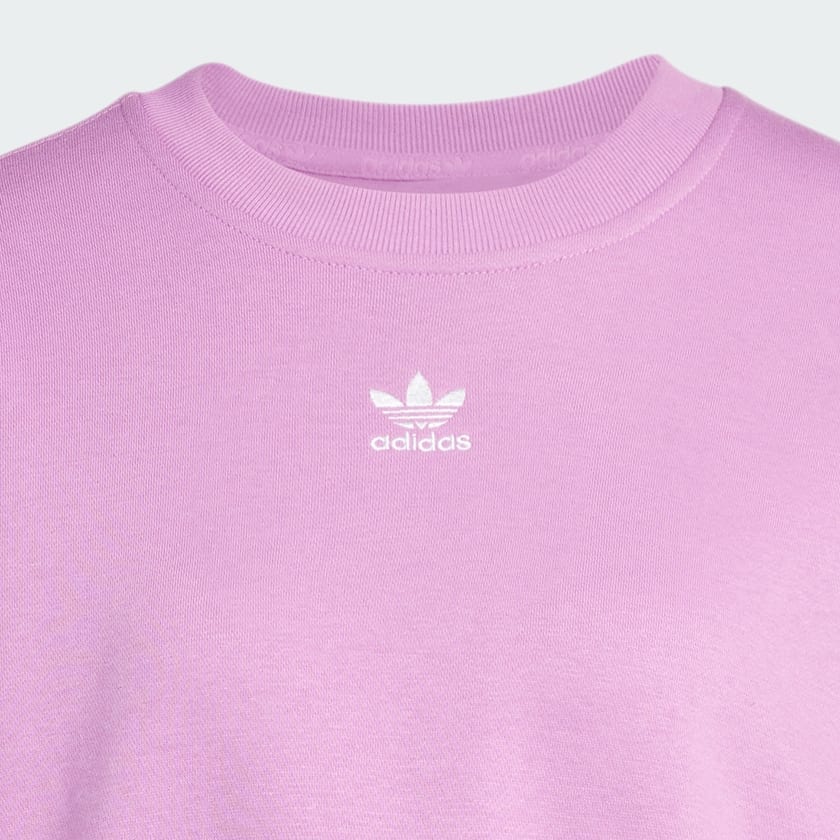 Violeta Sudadera cuello redondo Essentials Fleece