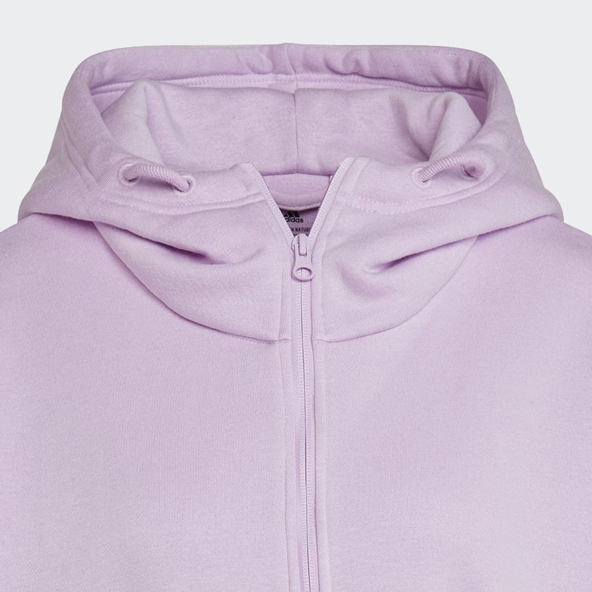 Purple Studio Lounge Fleece Full-Zip Hoodie