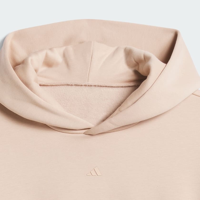 Beige Polera Con Capucha One Basketball Felpa