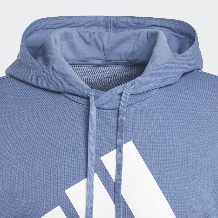 Azul Polera con Capucha Essentials Logo Grande